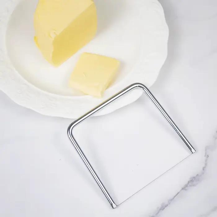 Trancheuse à fromage Foie Gras en acier inoxydable couteau à beurre polyvalent pour usage extérieur et intérieur occasions spéciales gastronomiques