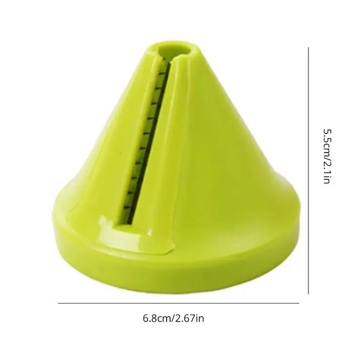 Déchiqueteuse de cuisine multifonctionnelle, spirale créative, coupe-légumes rotatif, râpe