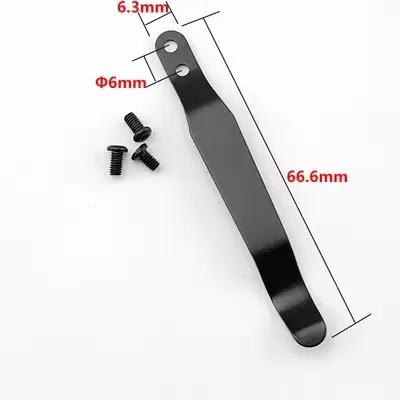 Nouveau Clip arrière en acier inoxydable pour bricolage couteau de poche pliant outil accessoires de bricolage Clip arrière couteau pliant personnalisé support de Clip arrière