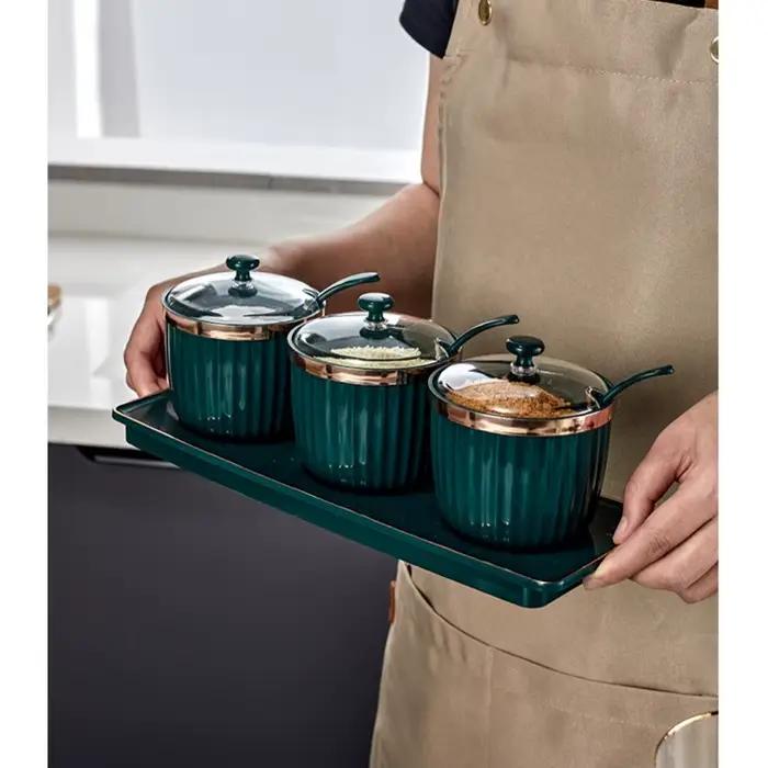 Bouteille de Sel et de Sésame avec Couvercle