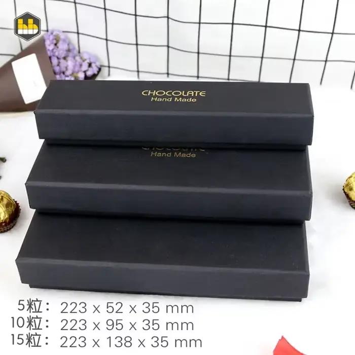Boîte à Chocolat à Couverture Rigide sur Mesure avec Logo