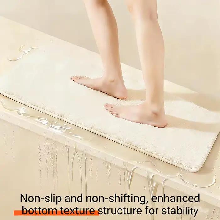 Tapis doux absorbant et antidérapant
