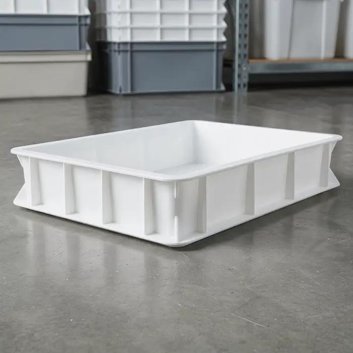 Bac de pousse à pizza empilable en plastique pour boulangeries et cuisines domestiques occasions spéciales levée de pâte à pizza efficace et durable