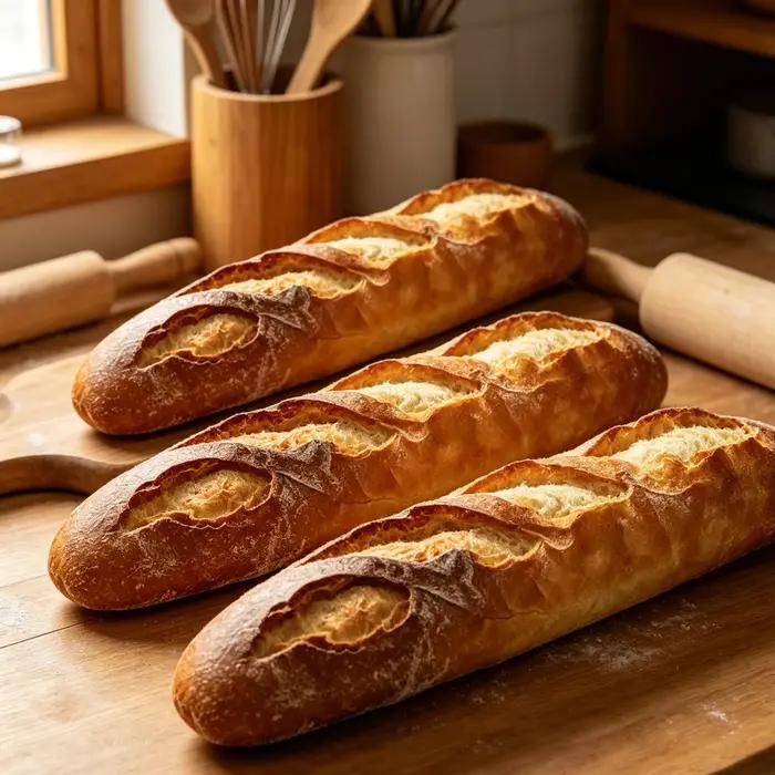 Baguette Française Artificielle Réaliste, Modèle de Pain Long Faux avec Support à Pain, Accessoire de Présentation de Pain Imitation pour la Région Française