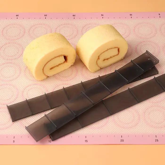 Règle de découpe de rouleau de gâteau