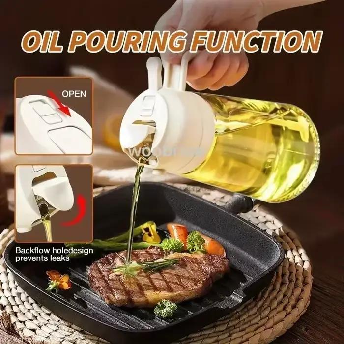 Pulvérisateur et distributeur d'huile Portable 2 en 1
