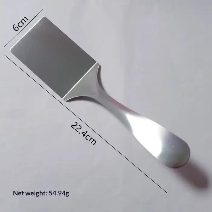Spatule de cuisine en acier inoxydable pour restaurant et usage domestique
