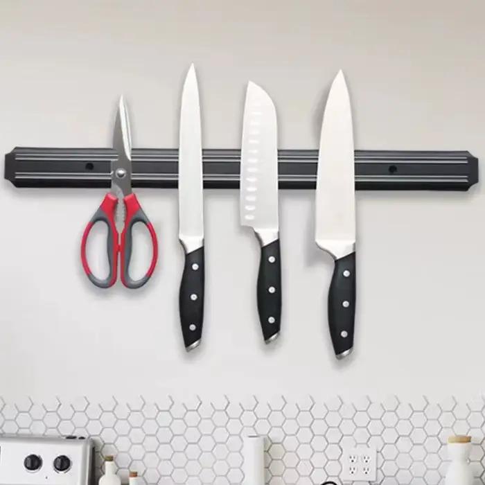 Support mural magnétique pour couteaux