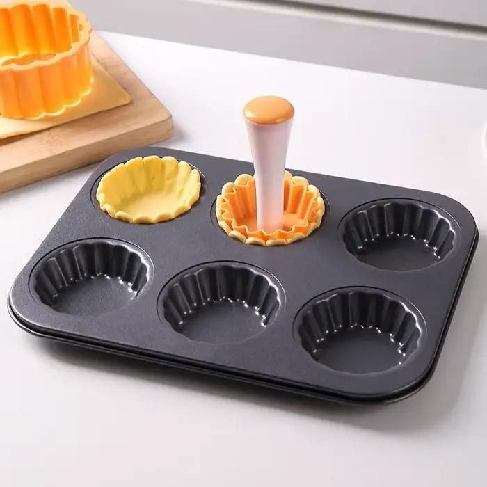 Ensemble de moules à tartelettes en plastique pour mini tartes rondes