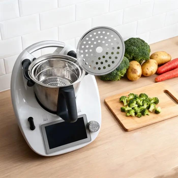 Mise à niveau du cuiseur vapeur 2 en 1 en acier inoxydable pour Thermomix TM7