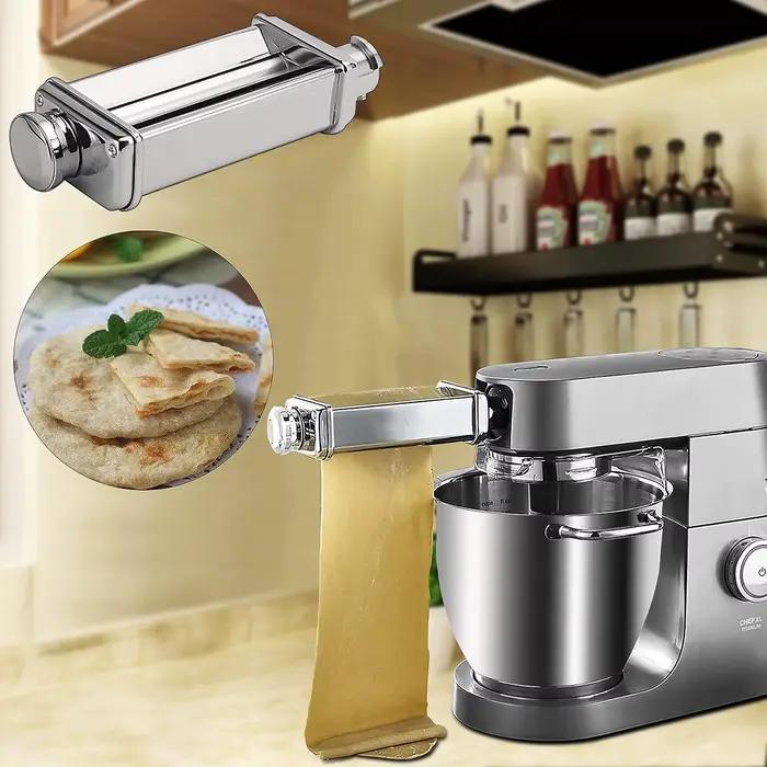 Accessoire de chef Kenwood pour préparation de pâtes fraîches avec réglages d'épaisseur durables pour rouler pâte et glaçage occasions familiales et événements spéciaux