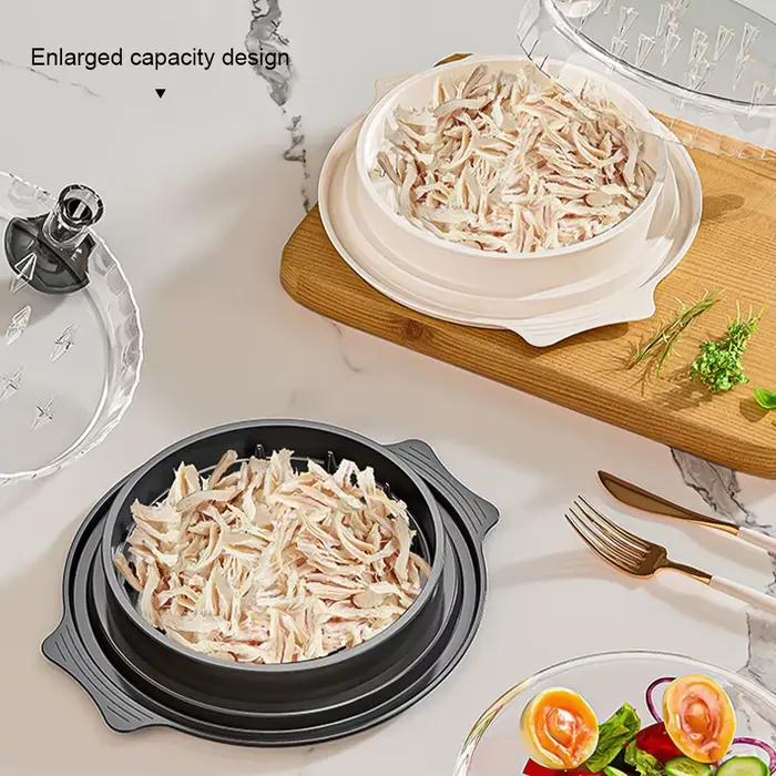 1Pc broyeur de poulet grand broyeur de sein de poulet outil torsion viande sein déchiquetage séparation hachage broyeur Machine avec couvercle