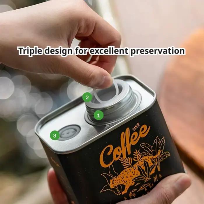 Pot scellé Portable pour grains de café