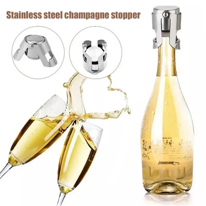 Bouchon de bouteille de champagne en acier inoxydable