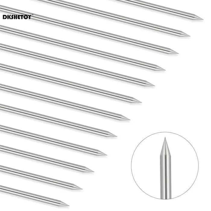 Brochettes de barbecue pour barbecue, 20cm, pince à aiguille, ustensile fourchette en fer, outils de voyage en plein air, résistance aux hautes températures, accessoires pour barbecue