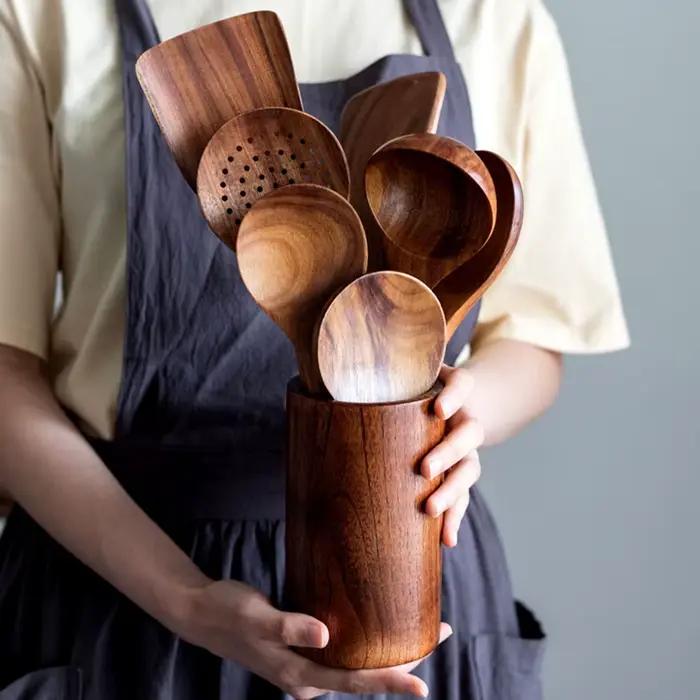 Pelles de cuisine en bois F2