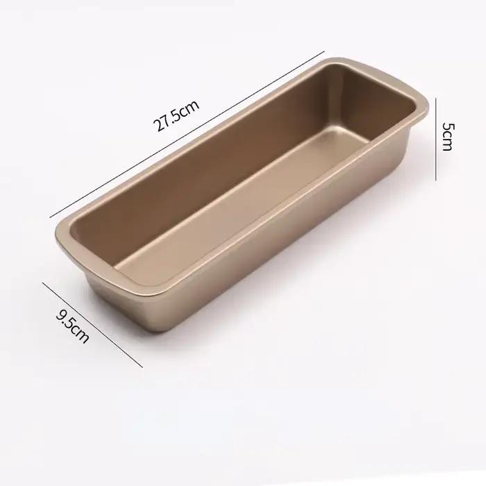Moule à pain rectangulaire antiadhésif en acier inoxydable pour gâteaux pains chocolats et pâtisseries variées occassions spéciales et quotidienne