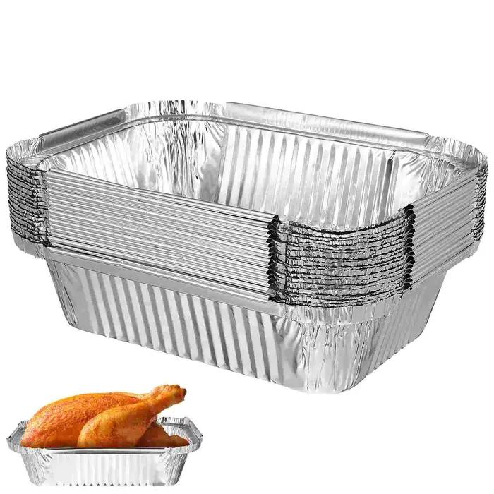 Plateau de four jetable en aluminium
