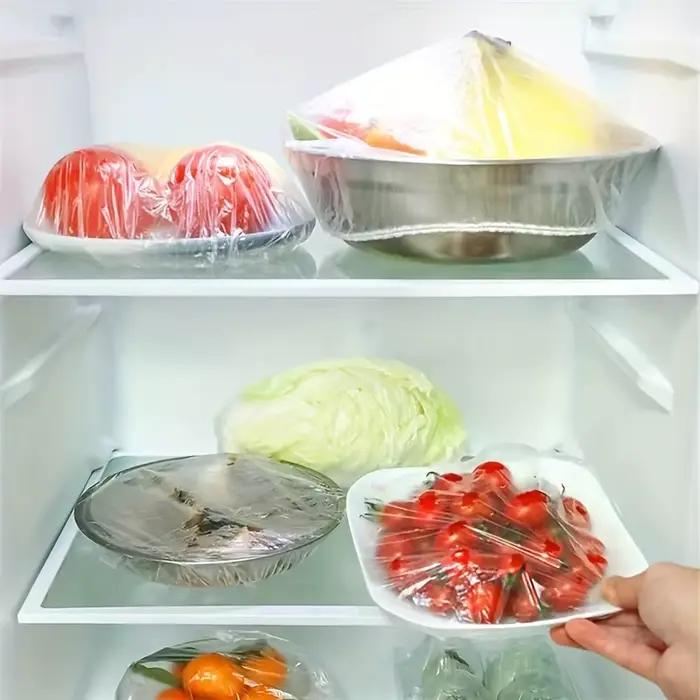 100 pièces jetable conservation de la fraîcheur Film couverture sans odeur ménage de qualité alimentaire