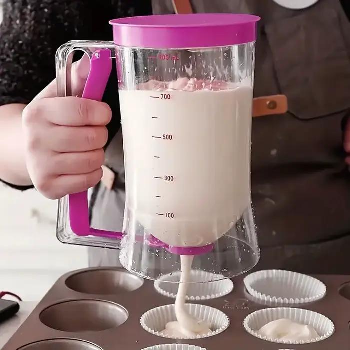 Version améliorée 1 pièces 900ml distributeur de pâte à main entonnoir gradué
