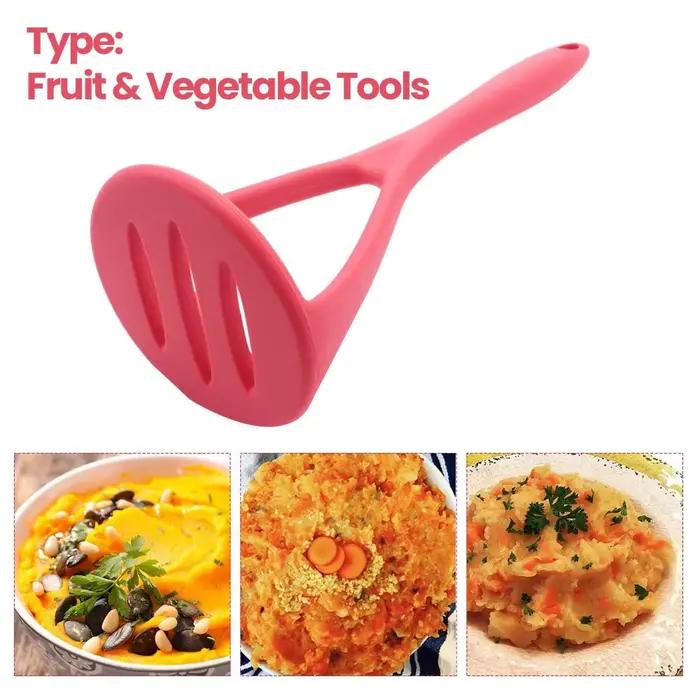 Presse-pommes de terre en Silicone, outils ménagers de cuisine, presse-agrumes tout-en-un, Gadget de préparation des aliments pour bébés