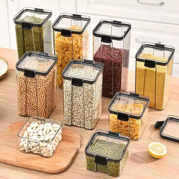 Nouvelle boîte de rangement hermétique en plastique pour cuisine