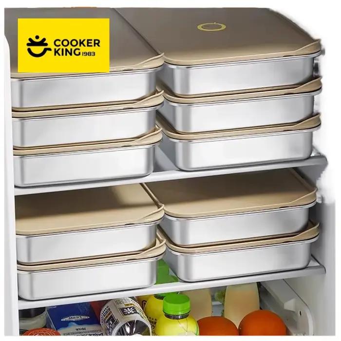 COOKER KING – récipient de stockage des aliments en acier inoxydable