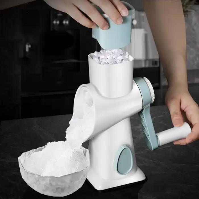 Gadget de cuisine 3 en 1, trancheur de légumes à manivelle, râpe à fromage rotative en plastique, permettant d'économiser du travail, broyeur manuel de légumes, carottes