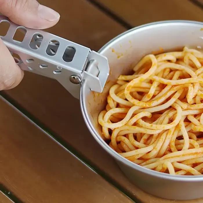 Pince à poêle Anti-brûlure pour Camping et randonnée, pince à bol, pince à Pot d'extérieur, accessoires de table de pique-nique, ustensiles de cuisine pour Barbecue de Camping