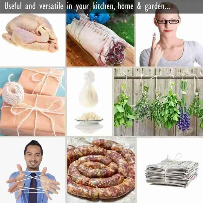 Fil de coton domestique Zongzi, outils de cuisine, ficelle de boucher, ficelle de dinde, cordes de coton