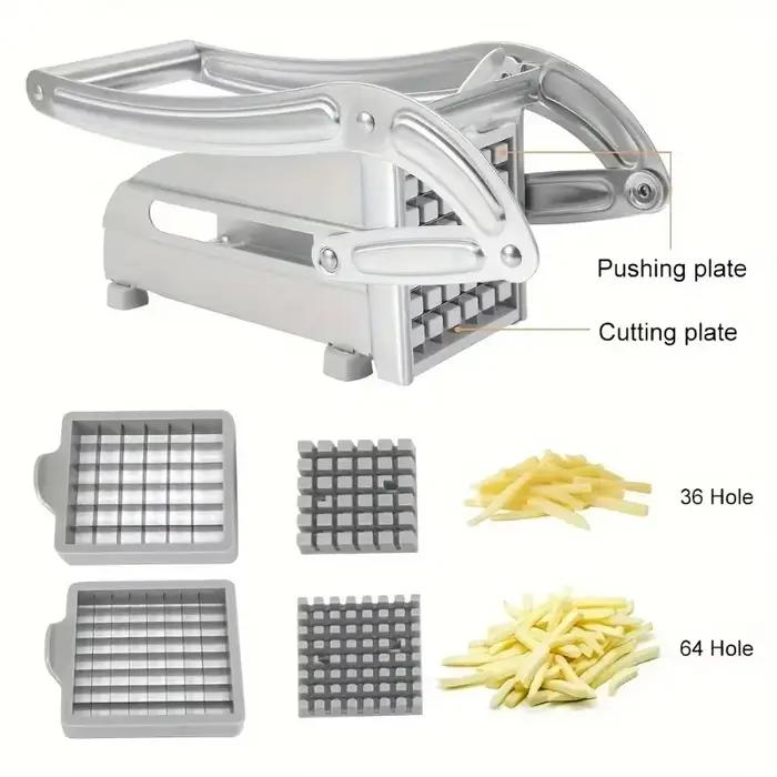 Machine de découpe de pommes de terre multifonction en acier inoxydable