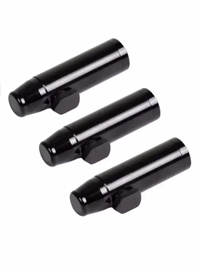 Mini poivrière en métal de qualité supérieure, distributeur d'épices, édulcorant, rangement de voyage Portable, 3 pièces