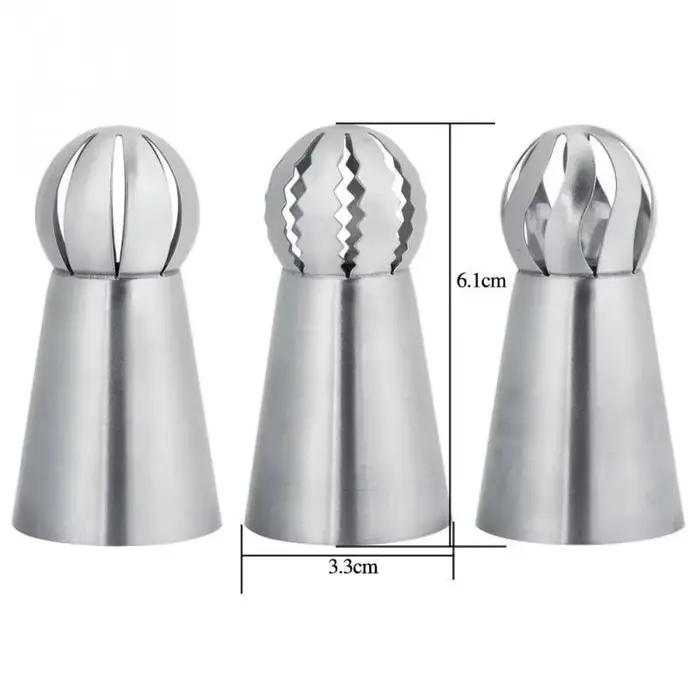 Buse de glaçage russe en acier inoxydable