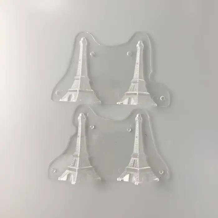Moule à chocolat en plastique en forme de tour Eiffel 3D