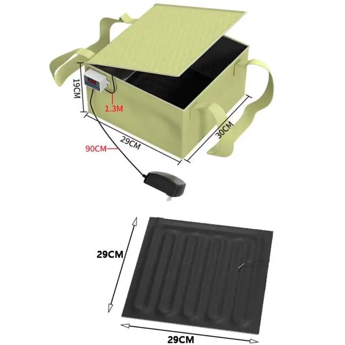 Boîte de fermentation de pâte isolée avec coussin chauffant, -50-110 Celsius, armoire de fermentation de pâte, contrôle précis de la température