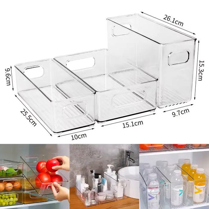 Boîte de rangement transparente pour réfrigérateur