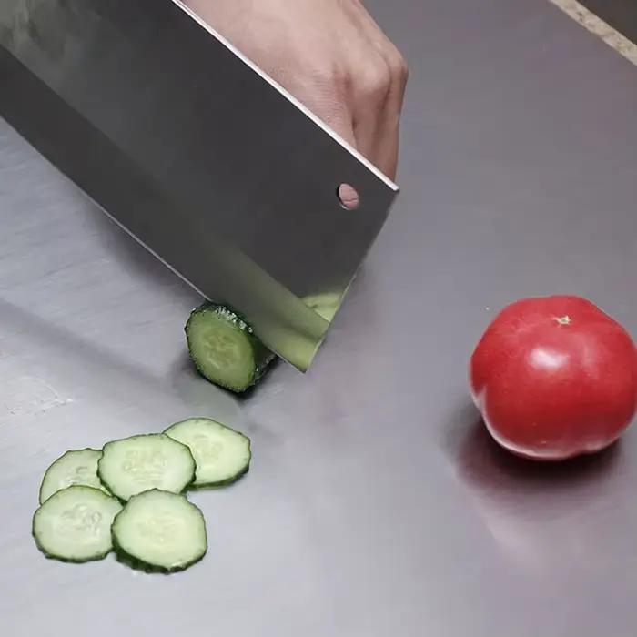 Planche à découper pliante en forme de L