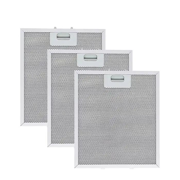 Extracteur de maille en métal Pound pour hotte de cuisine, hotte de cuisine, filtre à huile, accessoires de hotte de gamme, séparation d'huile, plaque Al