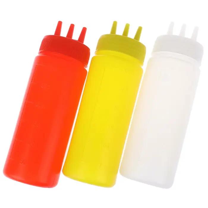 Bouteille à presser avec 3 trous pour vinaigre