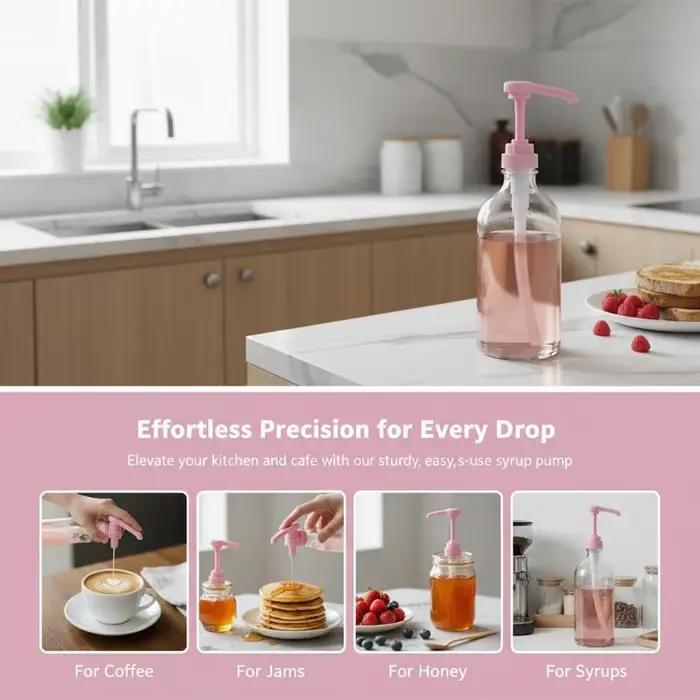 Pompe à sirop de café distributeur de boissons précision dosage café thé occasions spéciales