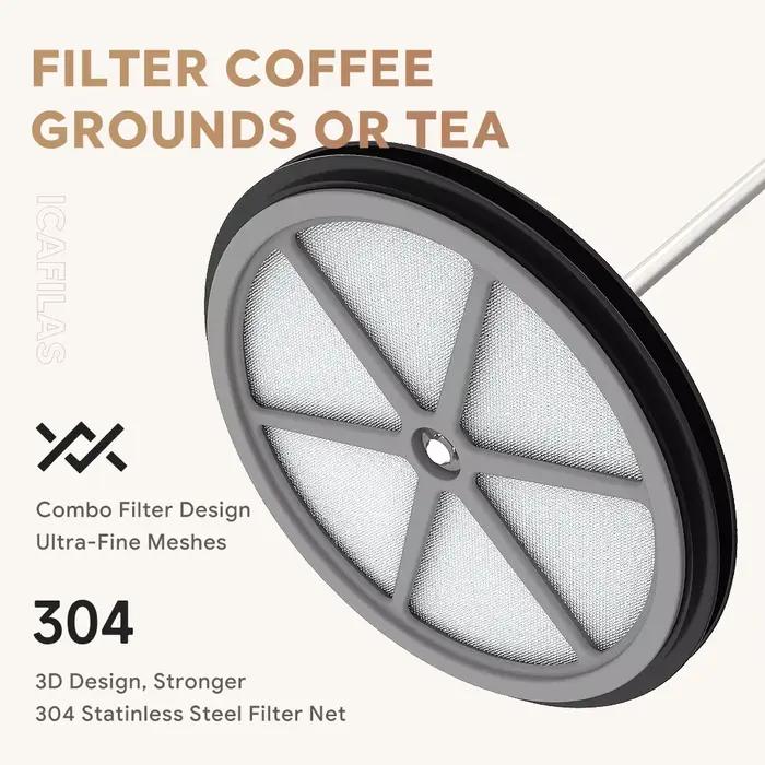 Icafilas-Cafetière à Pression Française