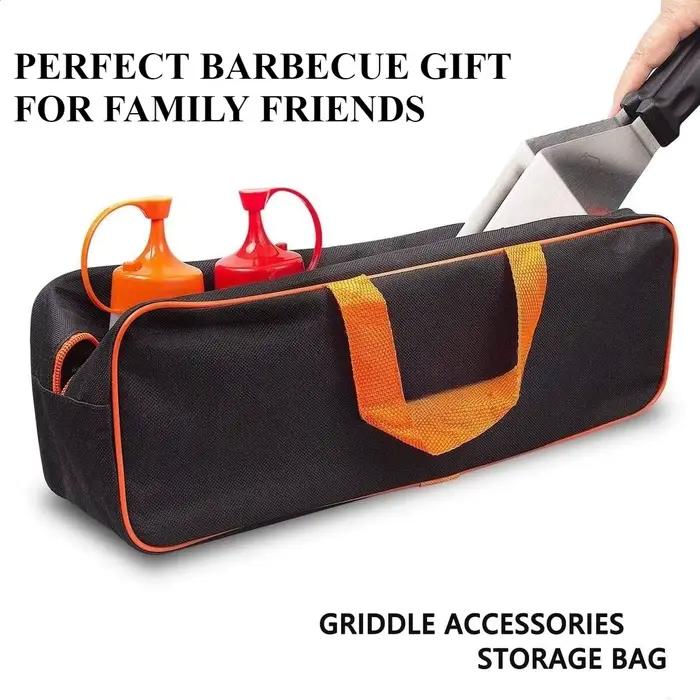 Accessoires de plaque chauffante en acier inoxydable ensemble de 8 pièces outils pour barbecue indispensable pour grilling variété de spatules tourneurs bouteilles à presser durables polyvalents cadeau idéal occasions spéciales