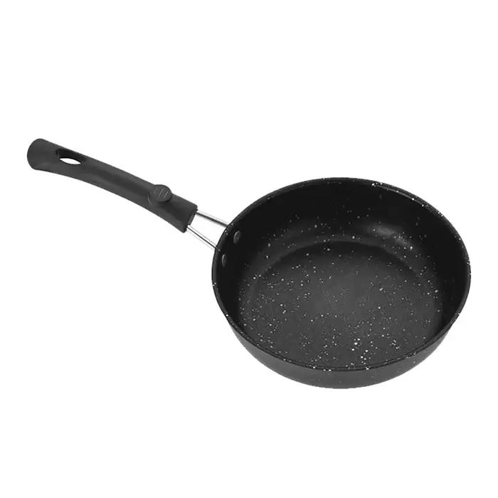 Poêle à frire antiarina, mini optique, poêle plate à steak noire, adaptée à la cuisson des aliments frits, ustensiles de cuisine sauté, 1PC