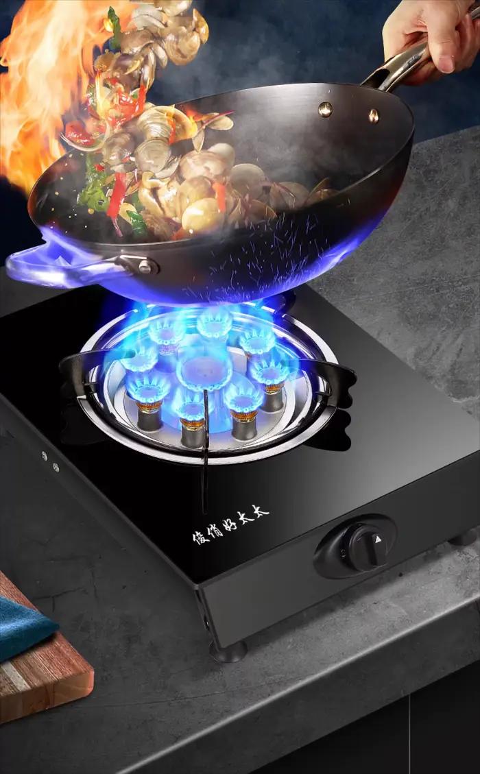 Cuisinière à gaz compacte à un seul brûleur GPL Gaz naturel Économie d'énergie