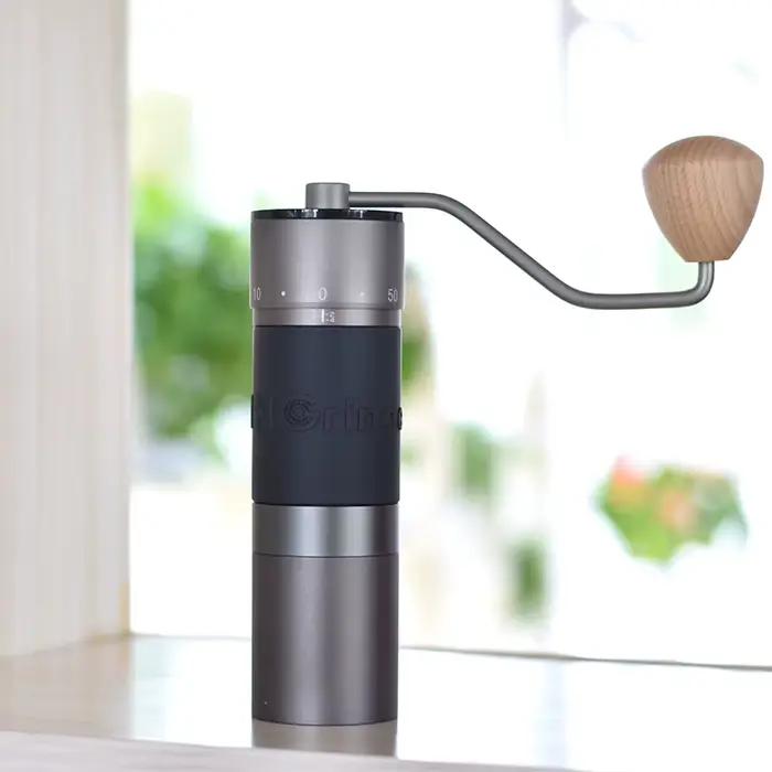 Broyeur à café Kingrinder K4 K6 en aluminium portable réglage externe facile à utiliser pour la maison ou en voyage occasions spéciales