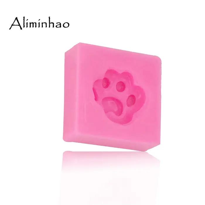 Moule à Gâteau en Silicone Forme de Patte d'Ours Chien pour Pâte à Sucre Chocolat Résine Décoration de Gâteaux Occasions Spéciales Fête Anniversaire Projet Bricolage