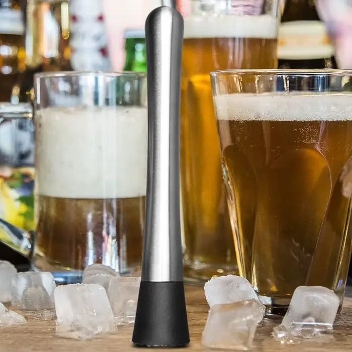 Cocktail Shaker Acier Vin Mélange Bâton Muddler