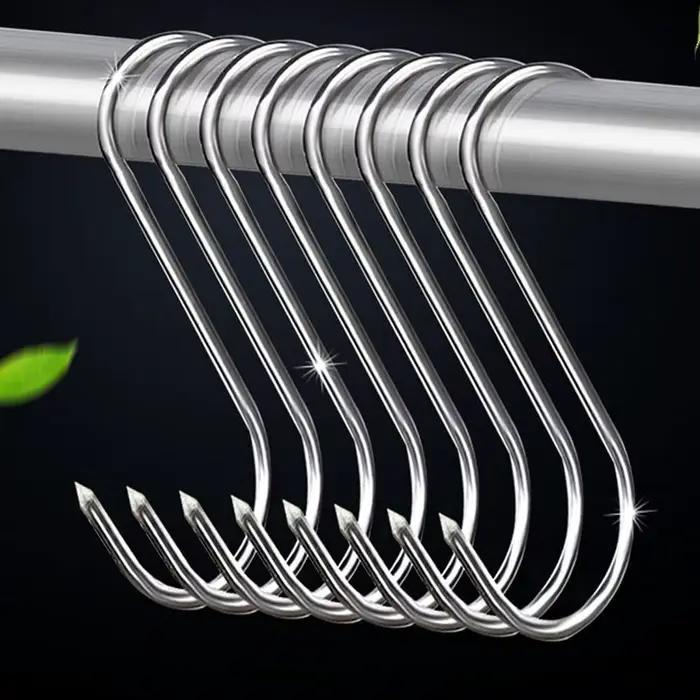 10-20 crochets à viande en acier inoxydable pour barbecue