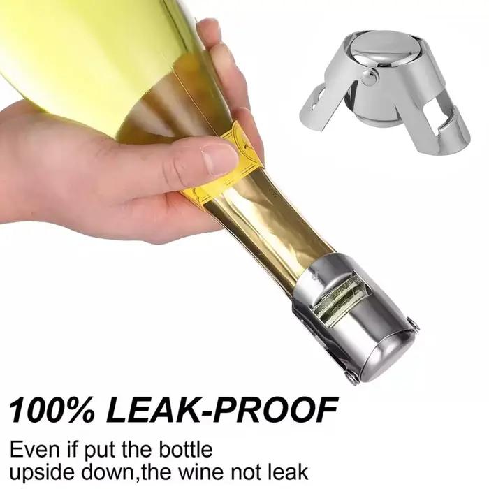 Bouchon de bouteille de champagne en acier inoxydable