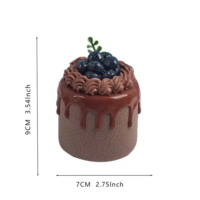 1 pièce Gâteau miniature simulé